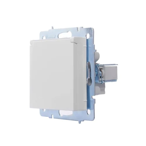 Розетка 1-м СП Vesna с заземл. с крышкой ПБТ механизм бел. LEZARD 742-0288-123B