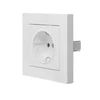 Розетка 1-м СП Vesna с заземл. защ. шторки ПБТ механизм бел. LEZARD 742-0288-124B