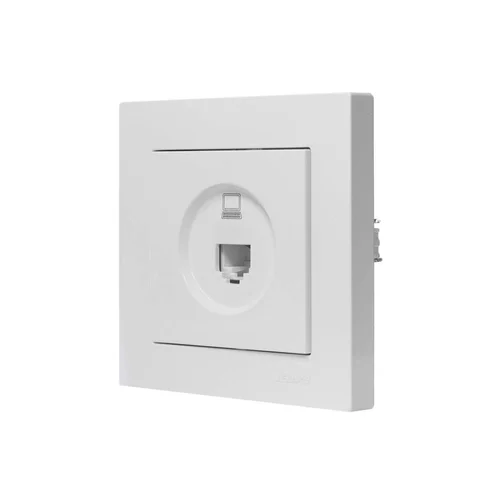 Розетка компьютерная 1-м СП Vesna механизм бел. LEZARD 742-0288-139