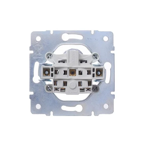 Розетка 1-м СП Vesna без заземл. ПБТ механизм крем. LEZARD 742-0388-121B