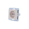 Розетка 1-м СП Vesna с заземл. защ. шторки ПБТ механизм крем. LEZARD 742-0388-124B Розетка 1-м СП Vesna с заземл. защ. шторки ПБТ механизм крем. LEZARD 742-0388-124B