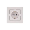 Розетка 1-м СП Vesna с заземл. защ. шторки ПБТ механизм крем. LEZARD 742-0388-124B Розетка 1-м СП Vesna с заземл. защ. шторки ПБТ механизм крем. LEZARD 742-0388-124B