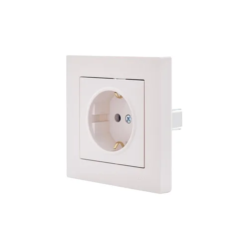 Розетка 1-м СП Vesna с заземл. защ. шторки ПБТ механизм крем. LEZARD 742-0388-124B Розетка 1-м СП Vesna с заземл. защ. шторки ПБТ механизм крем. LEZARD 742-0388-124B