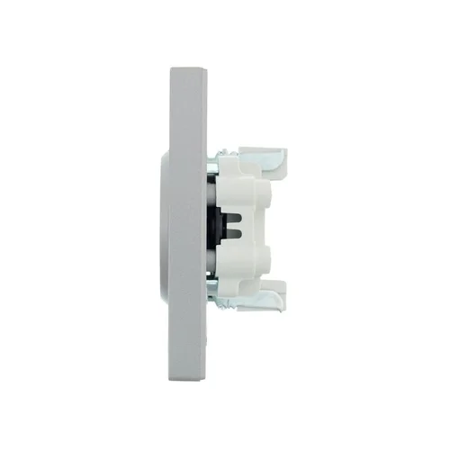 Розетка 2-м СП VESNA без заземл. ПБТ платина LEZARD 742-3500-128B