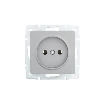 Розетка 1-м СП Vesna без заземл. ПБТ механизм платина LEZARD 742-3588-121B