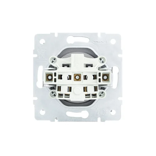 Розетка 1-м СП Vesna без заземл. ПБТ механизм платина LEZARD 742-3588-121B