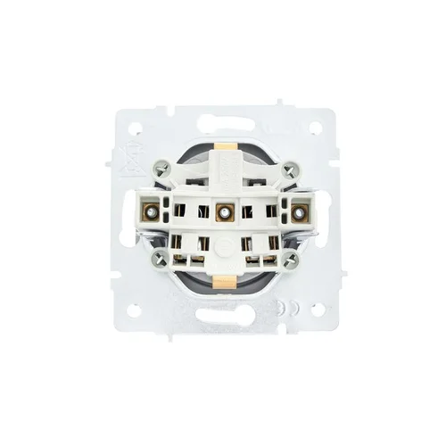 Розетка 1-м СП Vesna с заземл. ПБТ механизм платина LEZARD 742-3588-122B