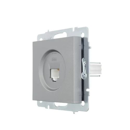 Розетка компьютерная 1-м СП Vesna механизм платина LEZARD 742-3588-139