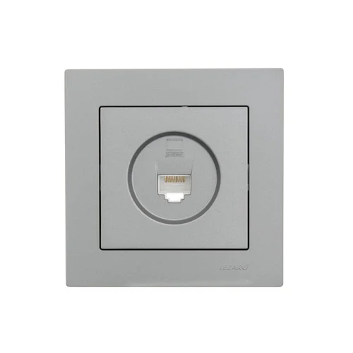 Розетка компьютерная 1-м СП Vesna механизм платина LEZARD 742-3588-139