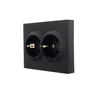 Розетка 2-м СП VESNA с заземл. ПБТ черн. бархат LEZARD 742-4200-127B Розетка 2-м СП VESNA с заземл. ПБТ черн. бархат LEZARD 742-4200-127B