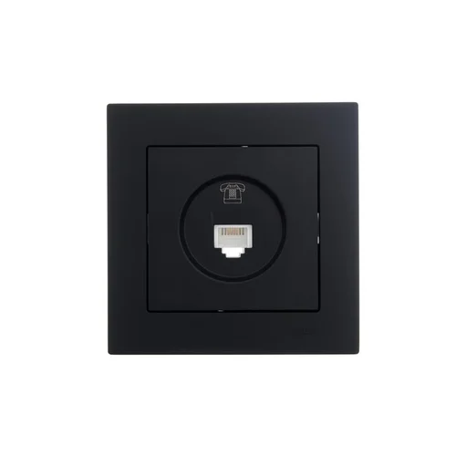 Розетка компьютерная 1-м СП Vesna механизм черн. бархат LEZARD 742-4288-139 Розетка компьютерная 1-м СП Vesna механизм черн. бархат LEZARD 742-4288-139