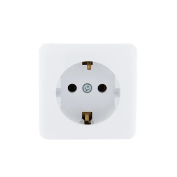 Розетка 1-м ОП Viola с заземл. бел. LEZARD 751-0200-122