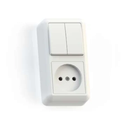 Блок комбинированный ОП БКВР-404 Оптима (2-кл. выкл. + розетка) бел. Кунцево 8062 Блок комбинированный ОП БКВР-404 Оптима (2-кл. выкл. + розетка) бел. Кунцево 8062