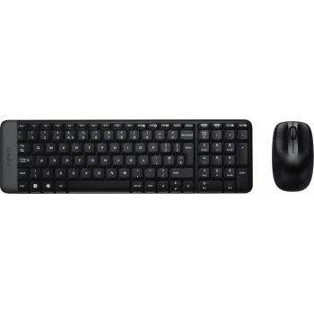 Клавиатура + мышь Logitech MK220 клав:черный мышь:черный USB беспроводная (920-003161) Клавиатура + мышь Logitech MK220 клав:черный мышь:черный USB беспроводная (920-003161)