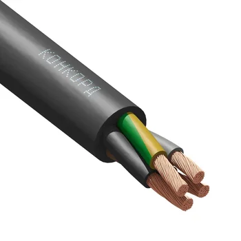 Кабель КГтп-ХЛ 3х50+1х16 (PE) 380/660-2 (м) Конкорд 9246 Кабель КГтп-ХЛ 3х50+1х16 (PE) 380/660-2 (м) Конкорд 9246