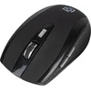 Мышь Оклик 455MW черный оптическая (1600dpi) беспроводная USB для ноутбука (6but)