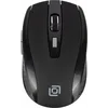 Мышь Оклик 455MW черный оптическая (1600dpi) беспроводная USB для ноутбука (6but)