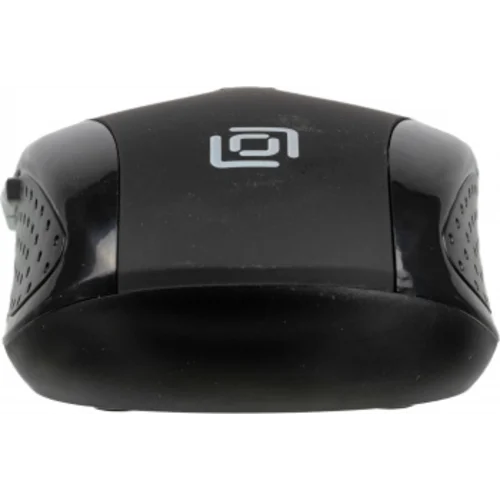 Мышь Оклик 455MW черный оптическая (1600dpi) беспроводная USB для ноутбука (6but)