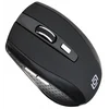 Мышь Оклик 455MW черный оптическая (1600dpi) беспроводная USB для ноутбука (6but)