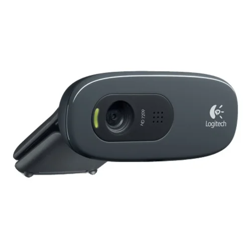 Веб-камера Logitech HD Webcam C270, USB 2.0, 1280*720, 3Mpix foto, Mic, Black [960-001063]
