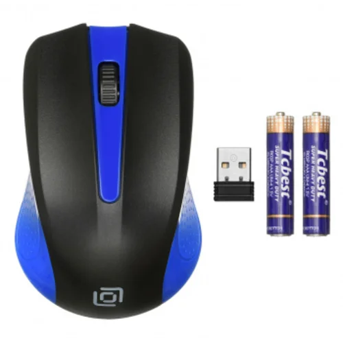 Мышь Оклик 485MW черный/синий оптическая (1000dpi) беспроводная USB для ноутбука (3but) Мышь Оклик 485MW черный/синий оптическая (1000dpi) беспроводная USB для ноутбука (3but)