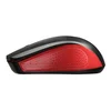 Мышь Оклик 485MW черный/красный оптическая (1600dpi) беспроводная USB для ноутбука (3but)