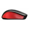 Мышь Оклик 485MW черный/красный оптическая (1600dpi) беспроводная USB для ноутбука (3but)