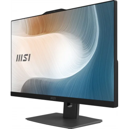 Моноблок MSI Modern AM242TP 12M-086XRU 23.8" Full HD Touch i5 1240P (1.7) 16Gb SSD512Gb Iris Xe noOS GbitEth WiFi BT 120W клавиатура мышь Cam черный