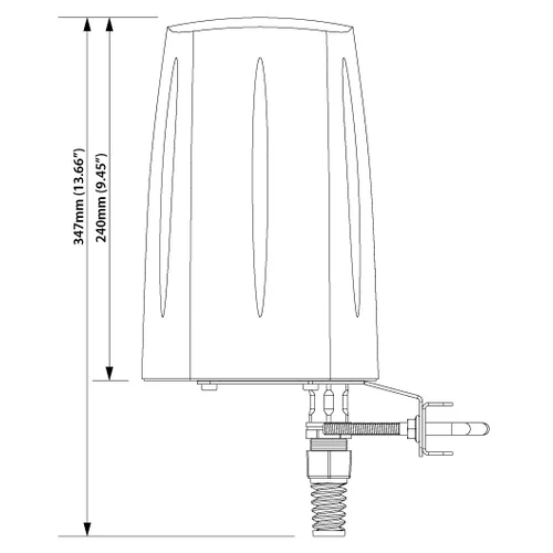 Антенна QuSpot LTE+Wi-Fi для роутера RUT240/RUT230 Антенна QuSpot LTE+Wi-Fi для роутера RUT240/RUT230