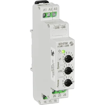 Реле времени ВЛ-61М 24В AC-DC/220В AC 10 режимов 0.1с.9.9ч Реле и Автоматика A8223-76911366 Реле времени ВЛ-61М 24В AC-DC/220В AC 10 режимов 0.1с.9.9ч Реле и Автоматика A8223-76911366