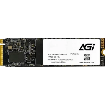 Накопитель SSD AGi PCIe 4.0 x4 2TB AGI2T0G43AI818 M.2 2280 Накопитель SSD AGi PCIe 4.0 x4 2TB AGI2T0G43AI818 M.2 2280