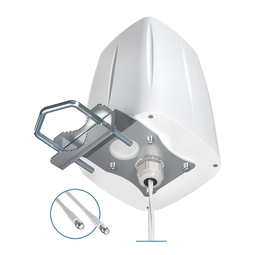 Всенаправленная антенна QuOmni LTE MIMO 2x2, LTE, 5м кабель, SMA разъём Всенаправленная антенна QuOmni LTE MIMO 2x2, LTE, 5м кабель, SMA разъём