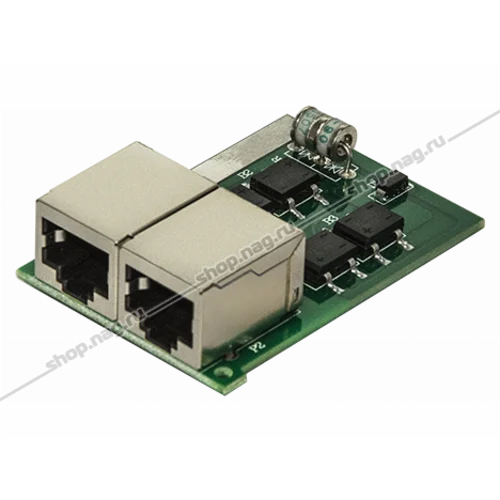 Шасси с установленными модулями APC_PRM24_Nag-APC-POE_KIT