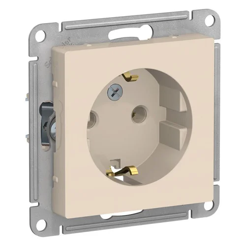 Розетка 1-м СП AtlasDesign 16А IP20 с заземл. механизм беж. SE ATN000243 Розетка 1-м СП AtlasDesign 16А IP20 с заземл. механизм беж. SE ATN000243