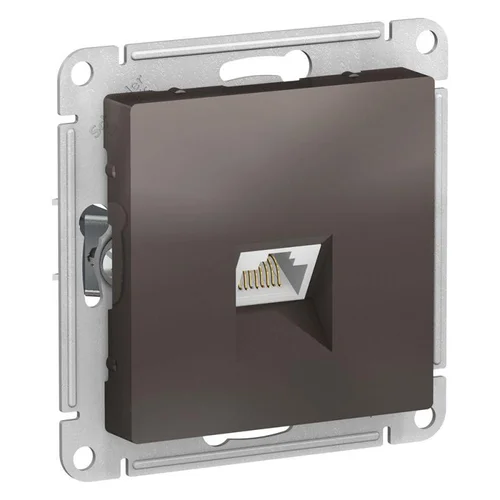 Розетка компьютерная AtlasDesign RJ45 кат.5E механизм мокко SE ATN000683 Розетка компьютерная AtlasDesign RJ45 кат.5E механизм мокко SE ATN000683