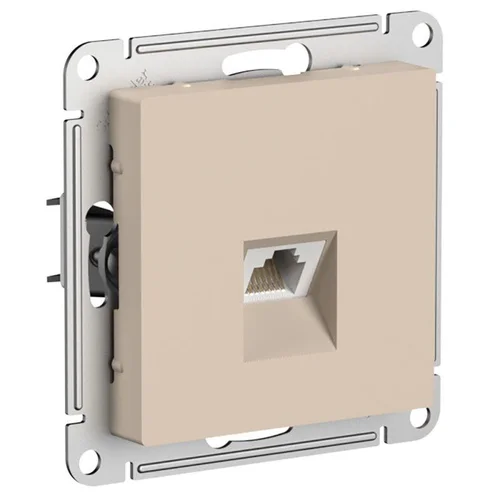 Розетка компьютерная AtlasDesign RJ45 кат.5E механизм песочн. SE ATN001283 Розетка компьютерная AtlasDesign RJ45 кат.5E механизм песочн. SE ATN001283