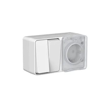 Блок ОП AtlasDesign PROFI IP54 (розетка 16А заземл. защ. шторки + 2-кл. выключатель 10А) сер. SE ATN Блок ОП AtlasDesign PROFI IP54 (розетка 16А заземл. защ. шторки + 2-кл. выключатель 10А) сер. SE ATN