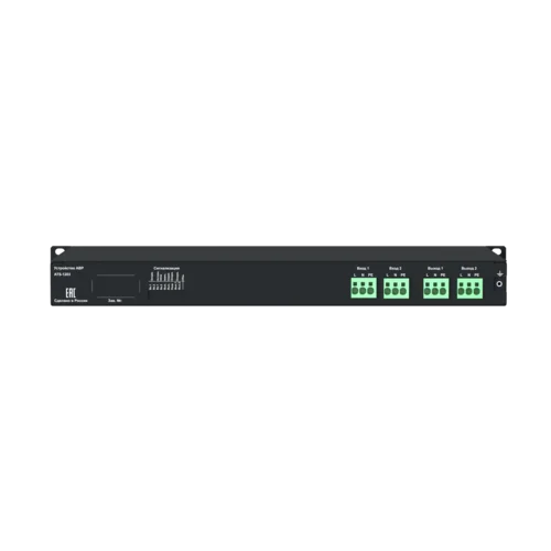 Автоматический ввод резерва ELEMY ATS-1203/32/T/E/DO 1U, 230V, 32А, вход клеммы 2*32A, выход клеммы 2*20A, Ethernet