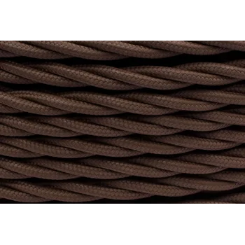 Провод ретро 2х1.5 матов. корич. (уп.20м) Bironi B1-424-72-20 Провод ретро 2х1.5 матов. корич. (уп.20м) Bironi B1-424-72-20