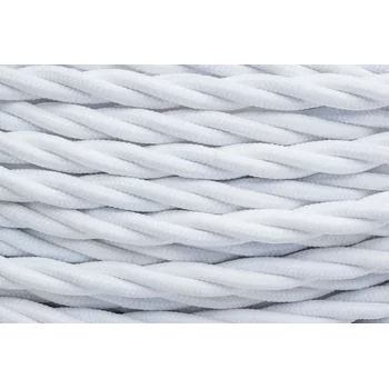 Провод ретро 3х2.5 матов. бел. (уп.20м) Bironi B1-435-71-20 Провод ретро 3х2.5 матов. бел. (уп.20м) Bironi B1-435-71-20