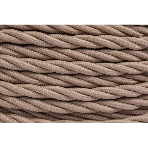 Провод ретро 3х2.5 матов. капучино (уп.50м) Bironi B1-435-716-50