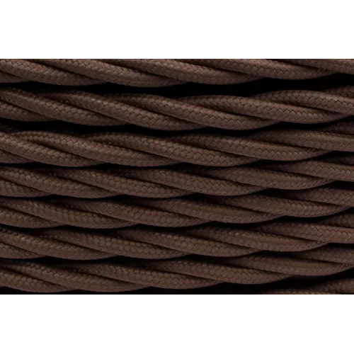 Провод ретро 3х2.5 матов. корич. (уп.50м) Bironi B1-435-72-50 Провод ретро 3х2.5 матов. корич. (уп.50м) Bironi B1-435-72-50