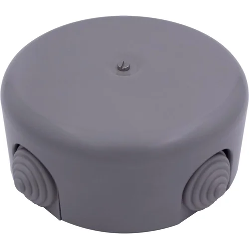 Коробка распределительная 110мм (4 кабельных ввода в комплекте) пластик титан Bironi B1-522-26-K