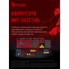 Клавиатура A4Tech Bloody B135N черный USB Multimedia for gamer LED (подставка для запястий) (B135N)