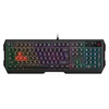Клавиатура A4Tech Bloody B135N черный USB Multimedia for gamer LED (подставка для запястий) (B135N)
