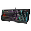 Клавиатура A4Tech Bloody B135N черный USB Multimedia for gamer LED (подставка для запястий) (B135N)