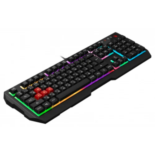 Клавиатура A4Tech Bloody B135N черный USB Multimedia for gamer LED (подставка для запястий) (B135N)