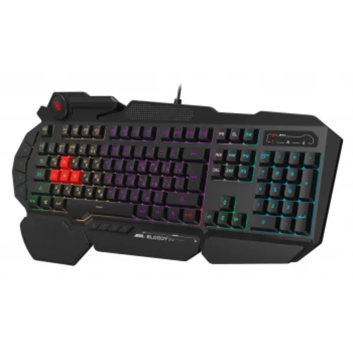 Клавиатура A4Tech Bloody B310N черный USB Multimedia for gamer LED (подставка для запястий) (B310N) Клавиатура A4Tech Bloody B310N черный USB Multimedia for gamer LED (подставка для запястий) (B310N)