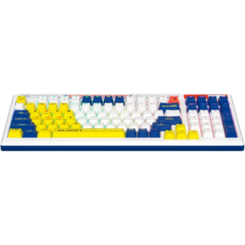 Клавиатура A4Tech Bloody B950 механическая синий/белый USB for gamer LED (B950)