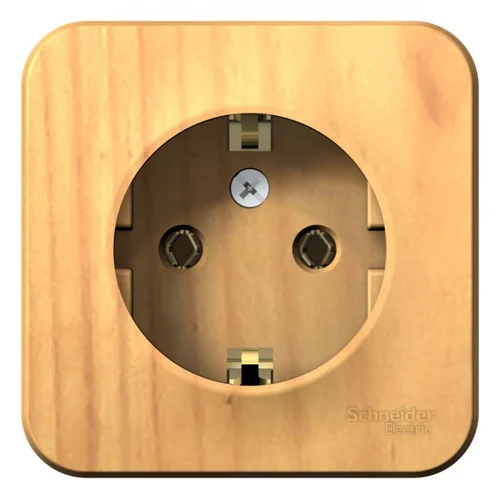 Розетка 1-м ОП Blanca 16А IP20 250В с заземл. без защ. шторок с изолир. пластиной ясень SE BLNRA0101 Розетка 1-м ОП Blanca 16А IP20 250В с заземл. без защ. шторок с изолир. пластиной ясень SE BLNRA0101